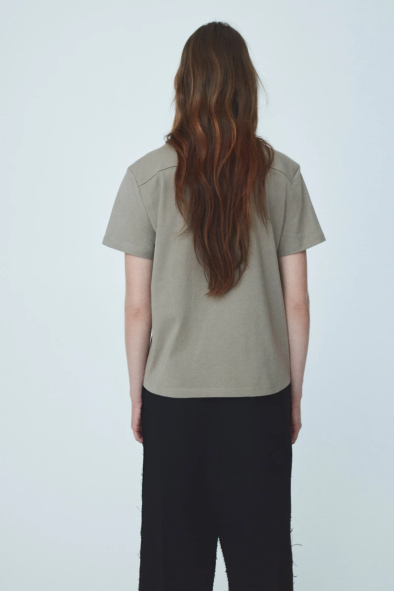 T-shirt avec empiècement