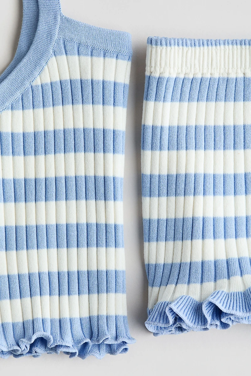 2-Piece Rib-Knit Set