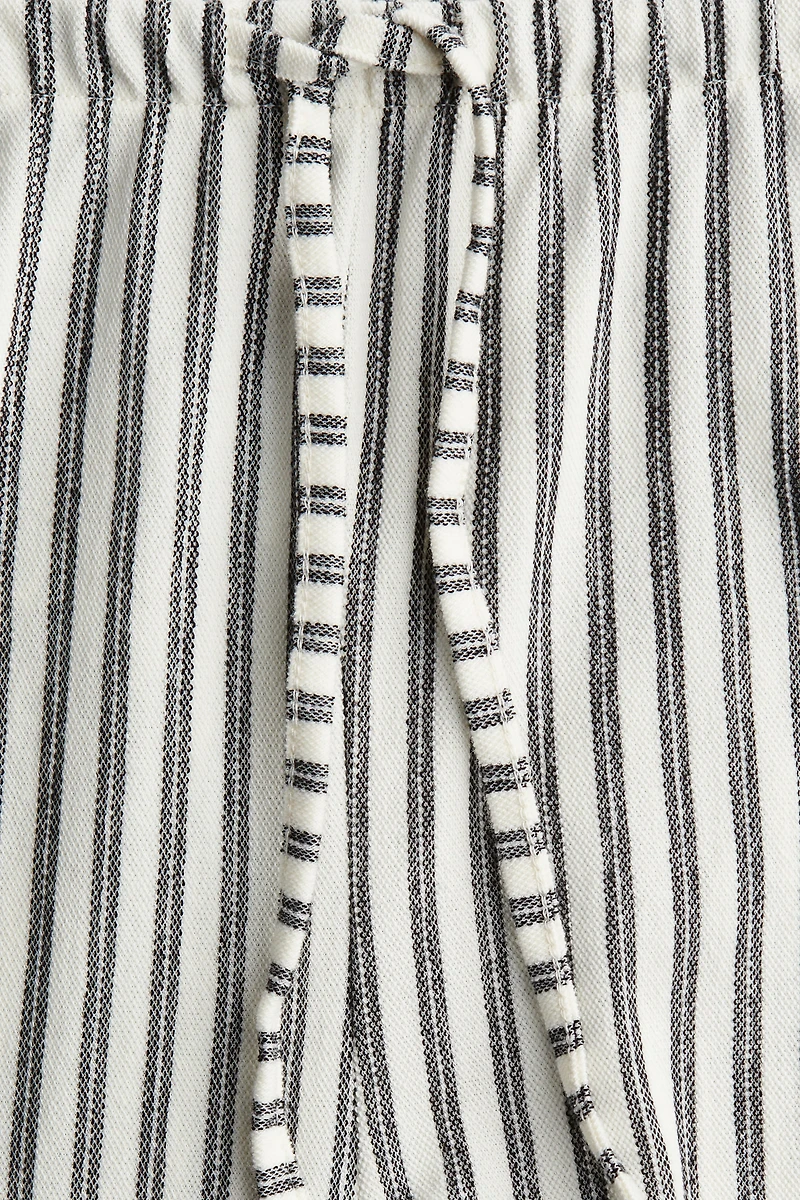 Straight-Leg Drawstring Pants