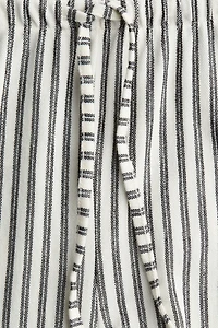 Straight-Leg Drawstring Pants