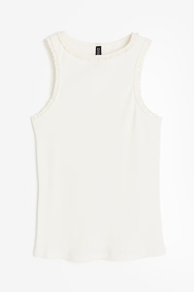 Débardeur côtelé