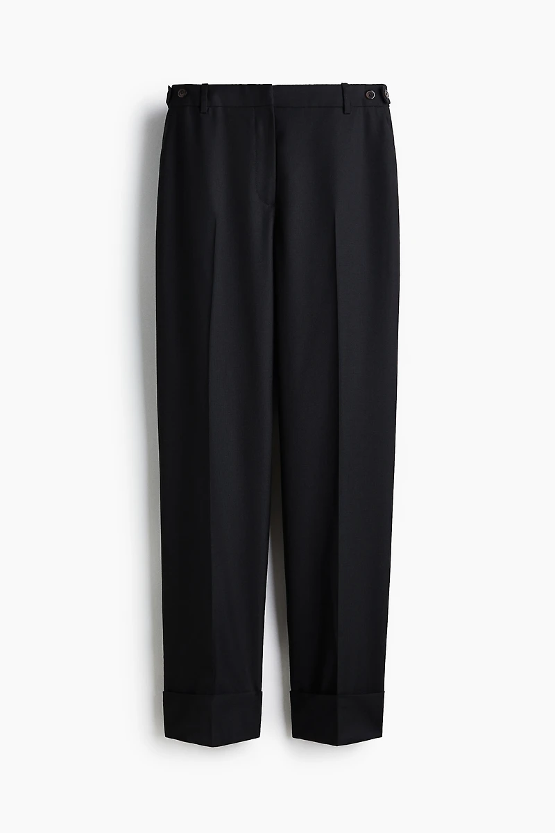 Wool-Blend Dress Pants