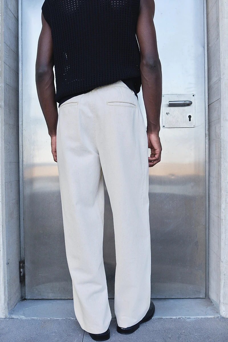 Relaxed-Fit Denim Pants