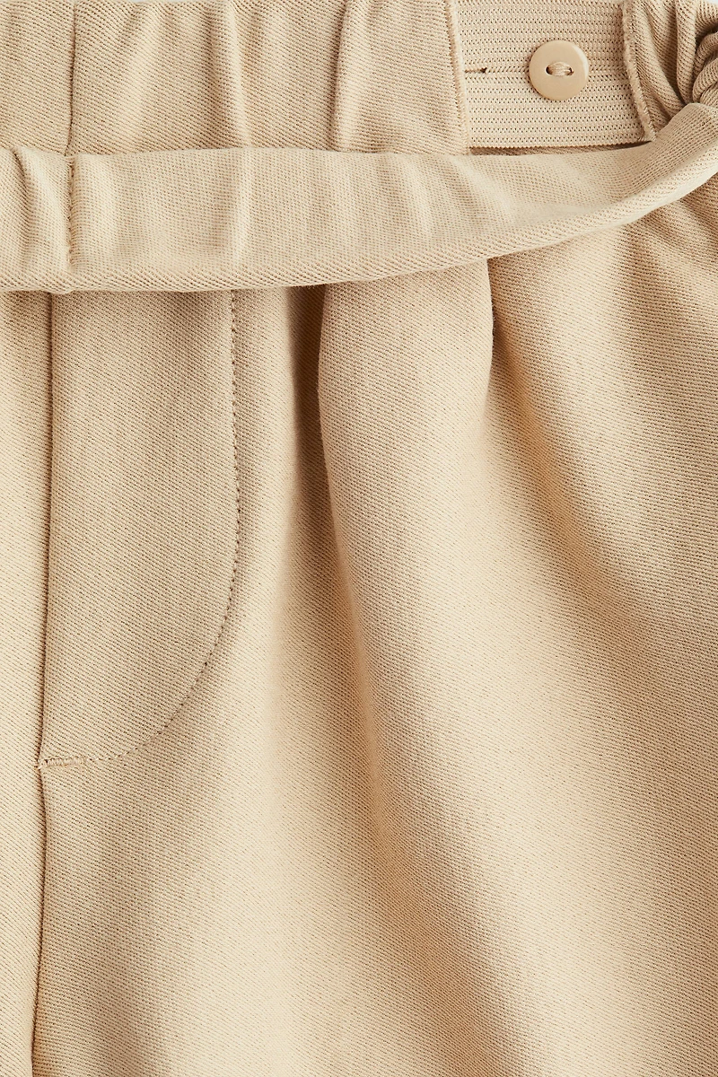 Loose-Fit Cotton Jersey Shorts