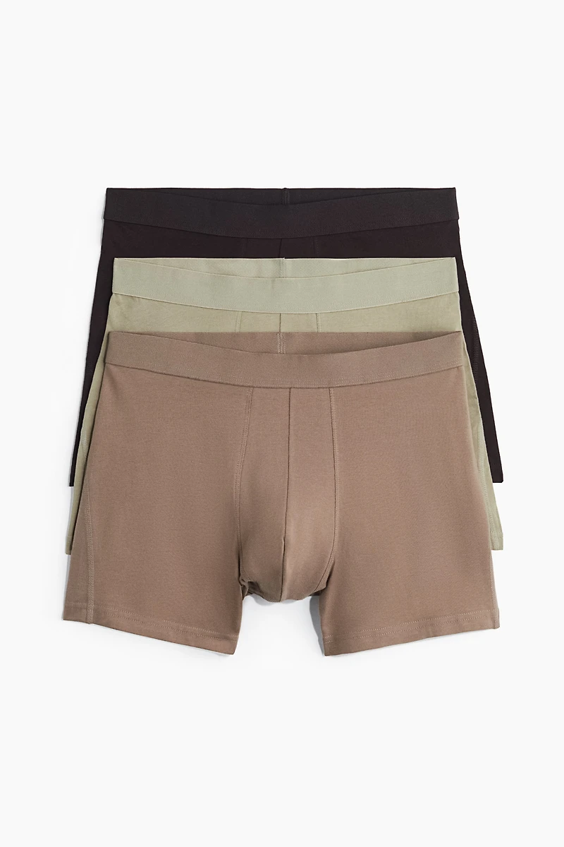 3-pack Mid-Length Boxer Briefs with Lycra®