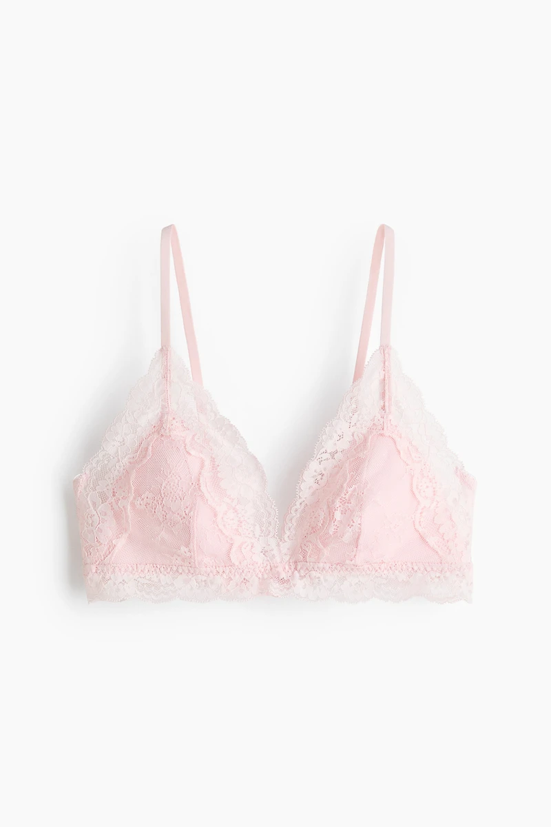 Padded Soft-Cup Lace Bra