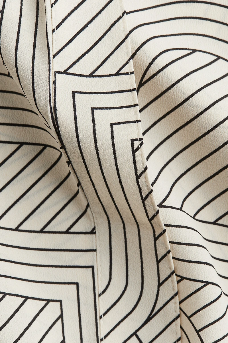 Jupe portefeuille imprimée