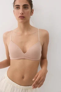 2-pack Padded Soft-cup Cotton Bras
