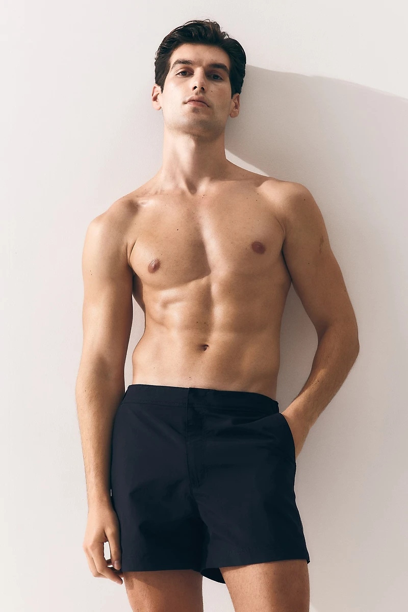 Swim Shorts with Piping