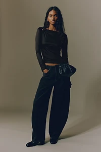 Asymmetric Jersey Top