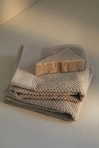 Lot de 2 essuie-mains en coton éponge
