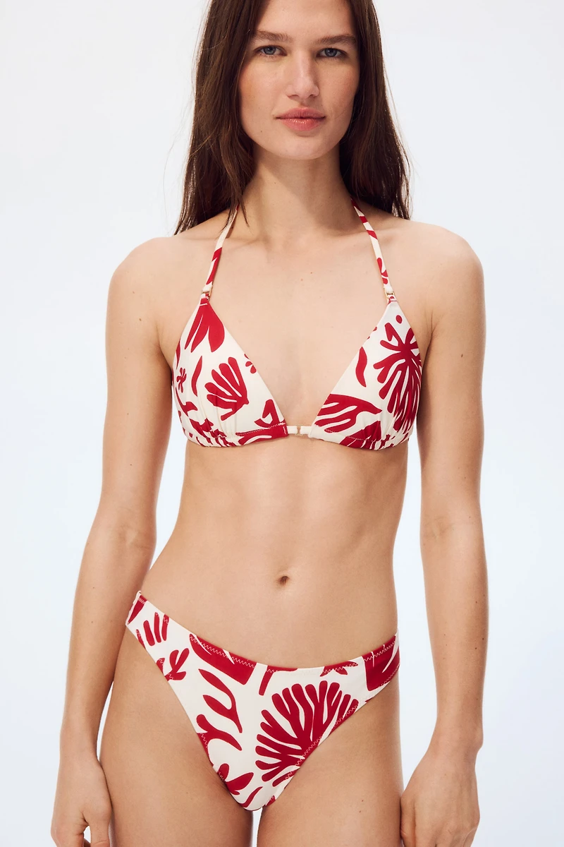 Haut de maillot triangle pigeonnant
