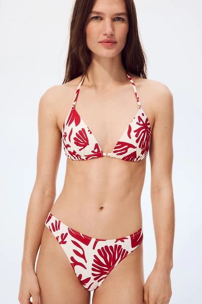 Haut de maillot triangle pigeonnant