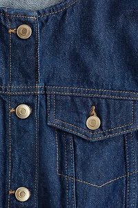 Defined-Waist Twill Shirt