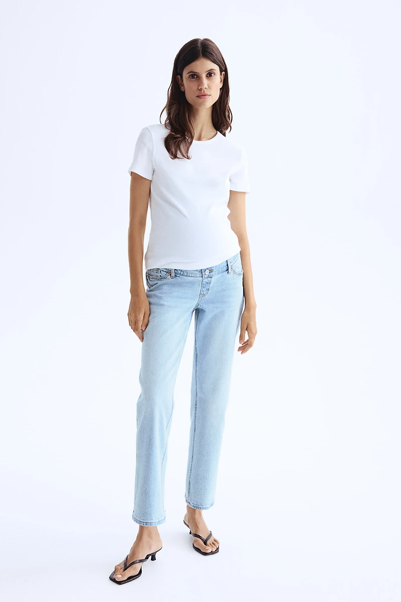 MAMA Straight Ankle Jeans