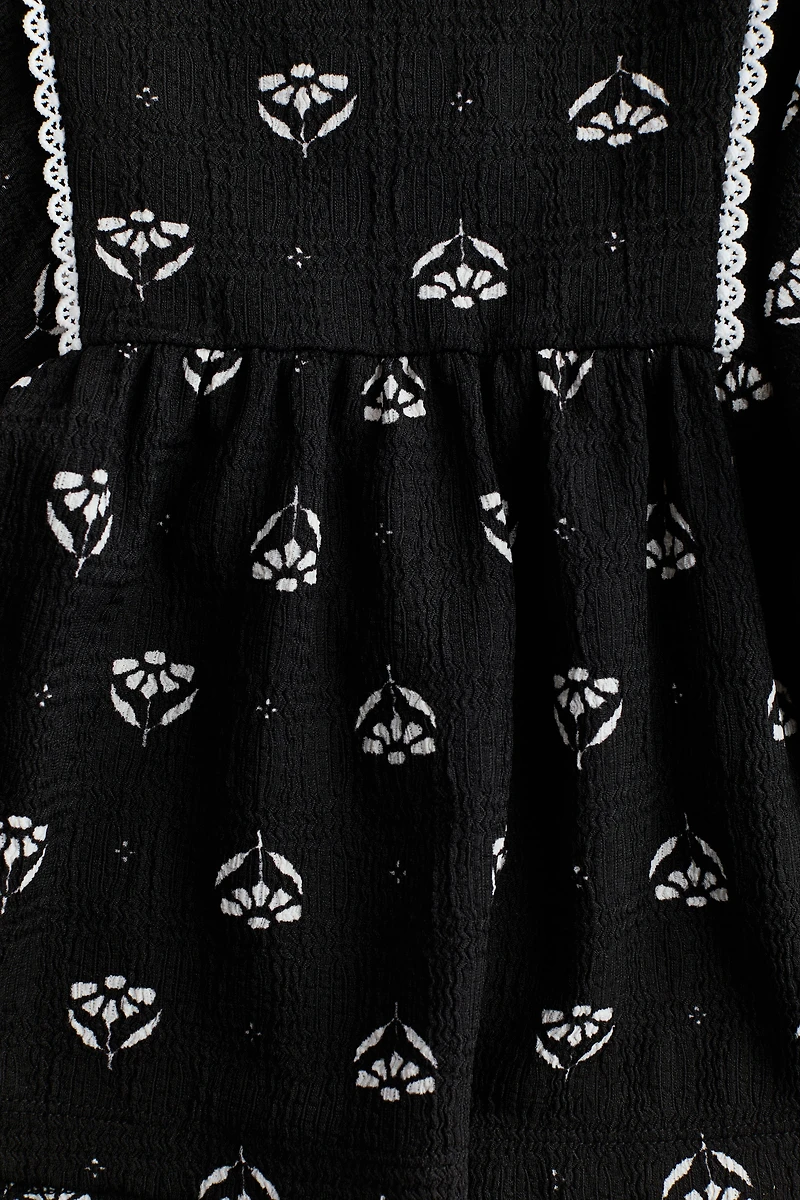 Textured Jersey Blouse