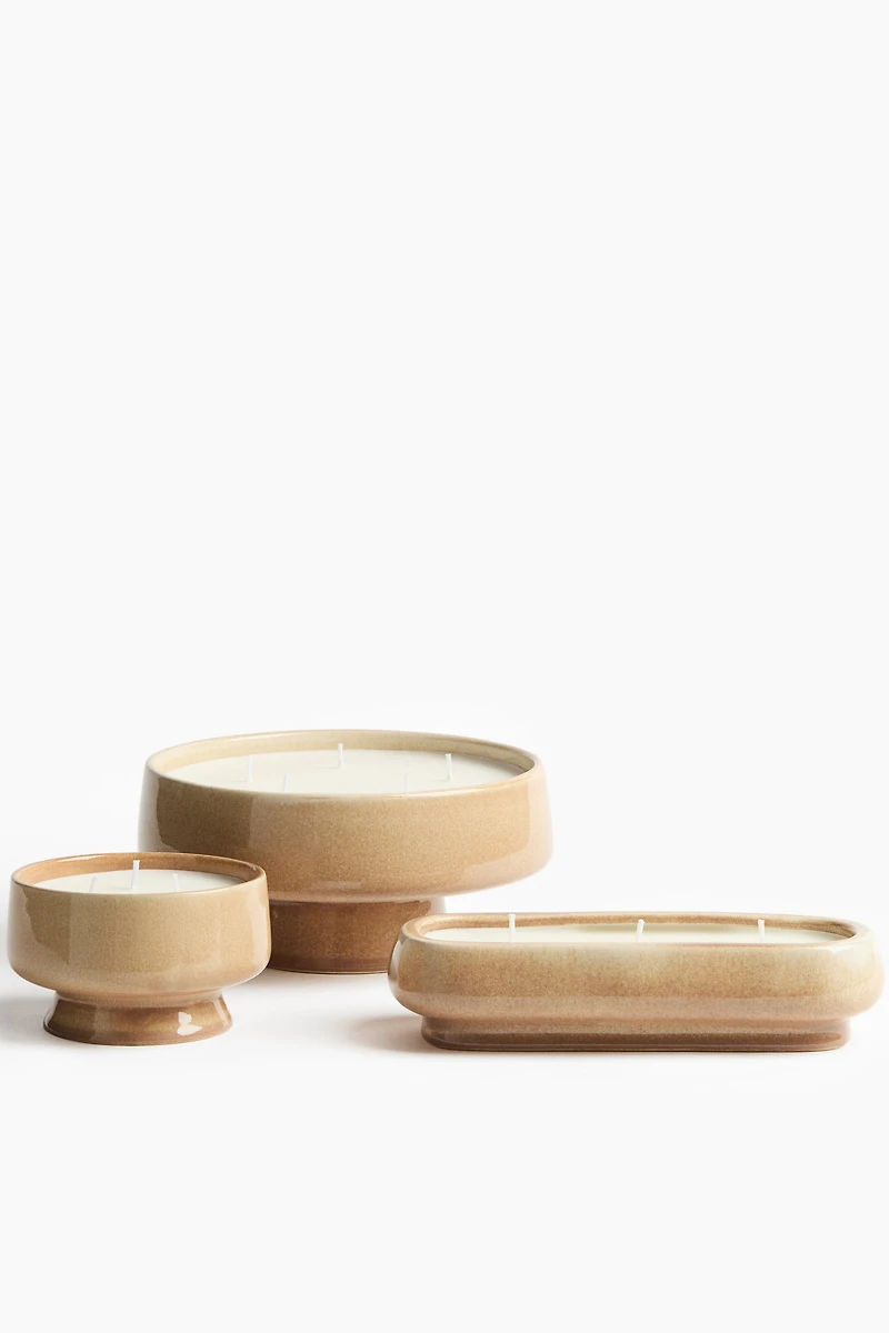 Large Herbal-Scented Candle