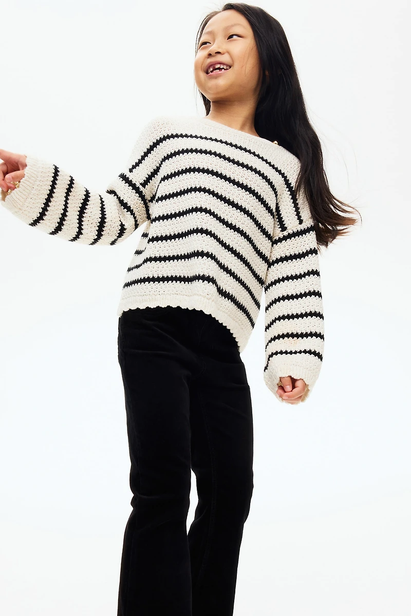 Flared Corduroy Treggings