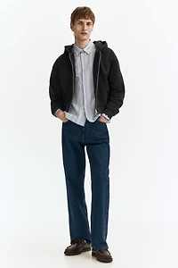 Oversized-Fit Hooded Jacket