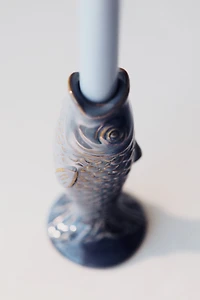 Stoneware Candlestick