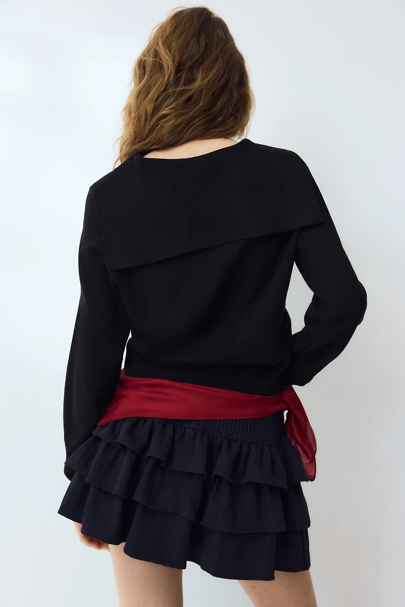 Cardigan with Collar