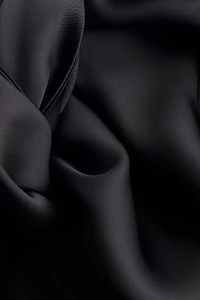 Cowl-Neck Satin Dress