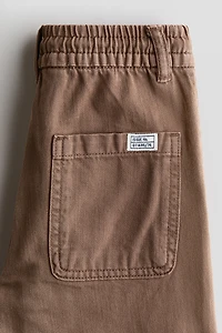 Washed Cotton Twill Pants