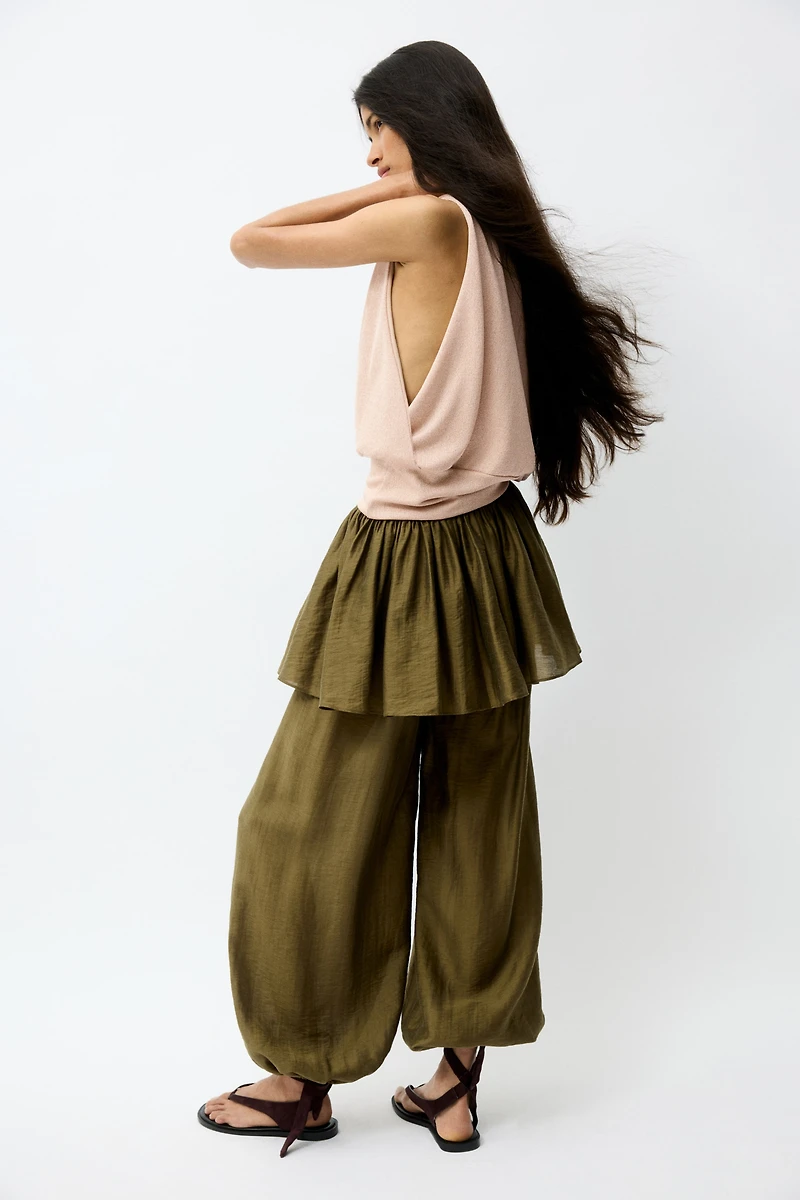 Knit Mock Turtleneck Top