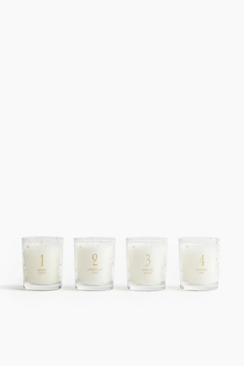 Gift-Boxed 4-Pack Scented Candles
