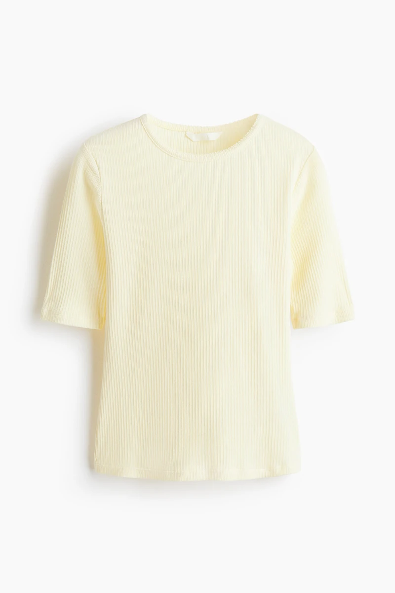 Pointelle Jersey T-Shirt