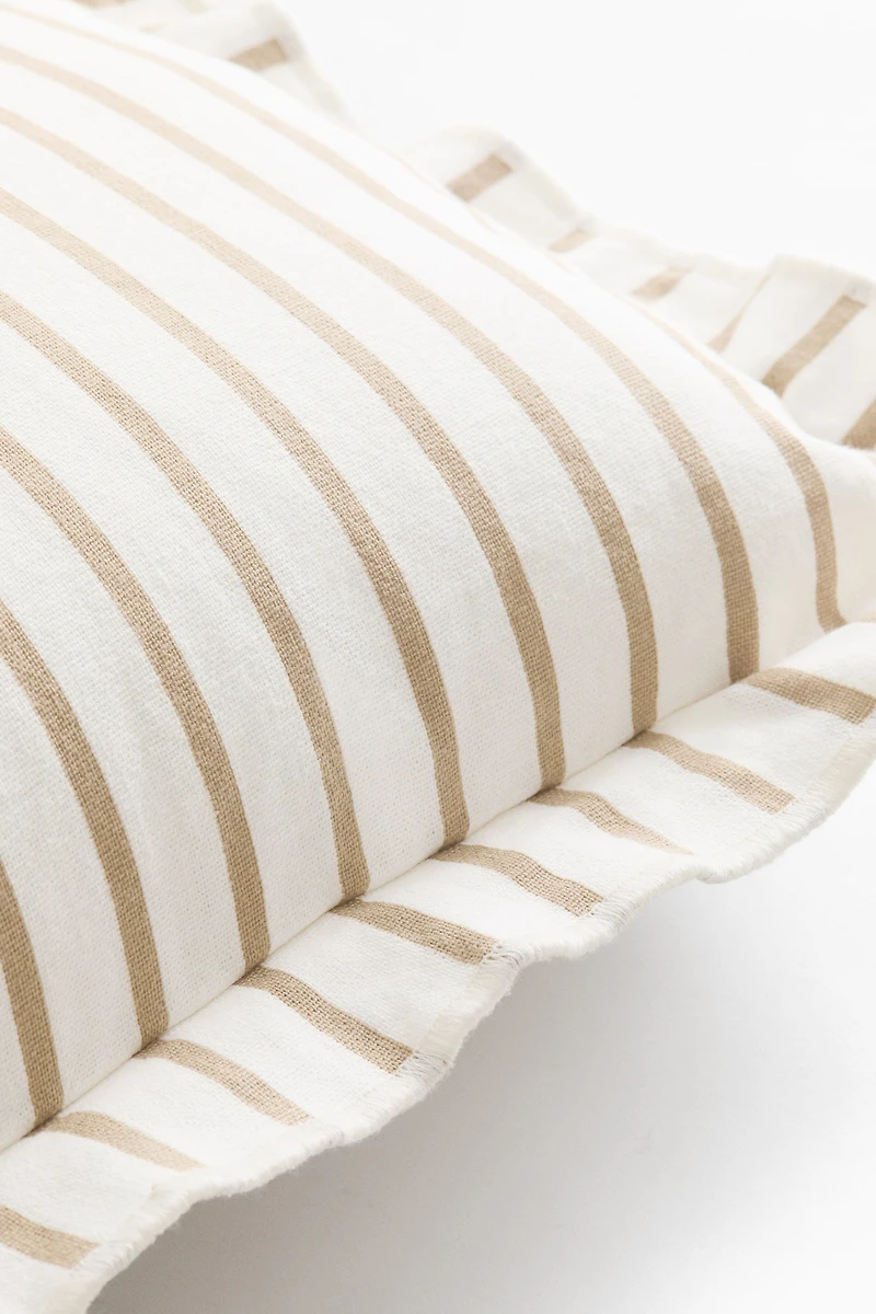 Rectangular Linen-Blend Cushion Cover