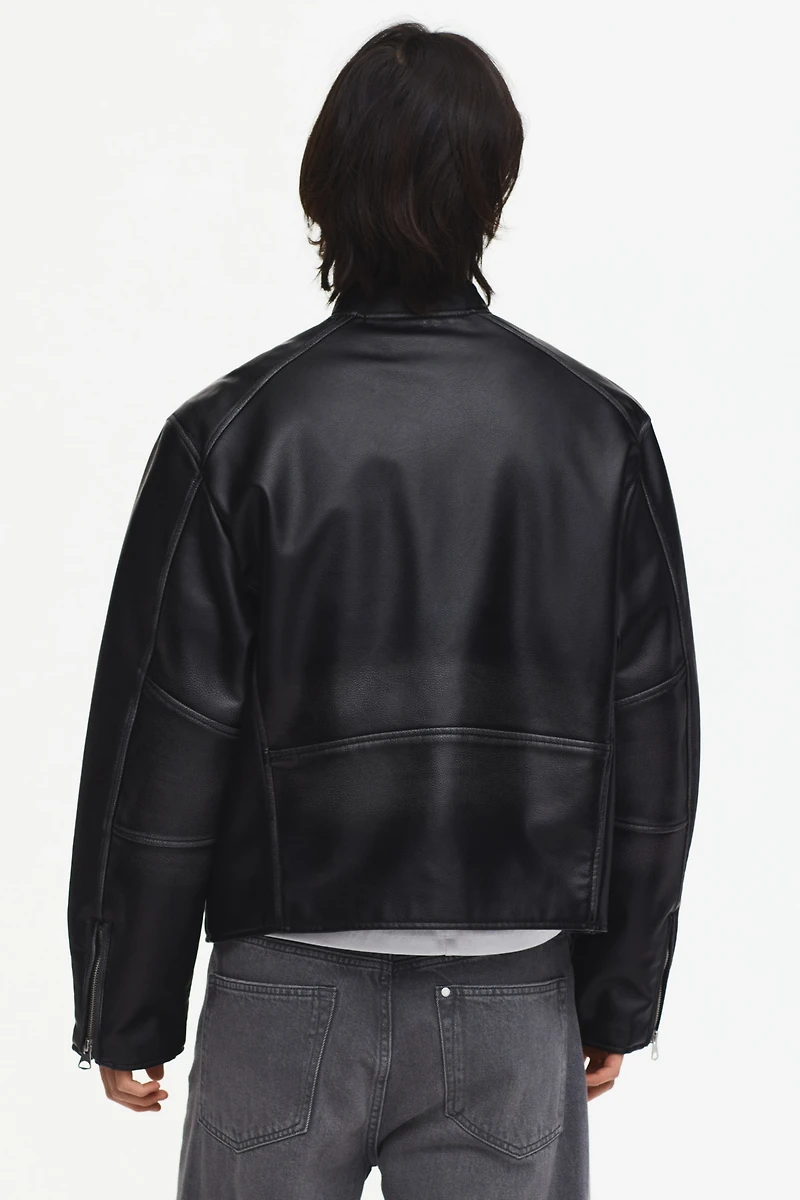 Veste de coureur automobile en tissu enduit