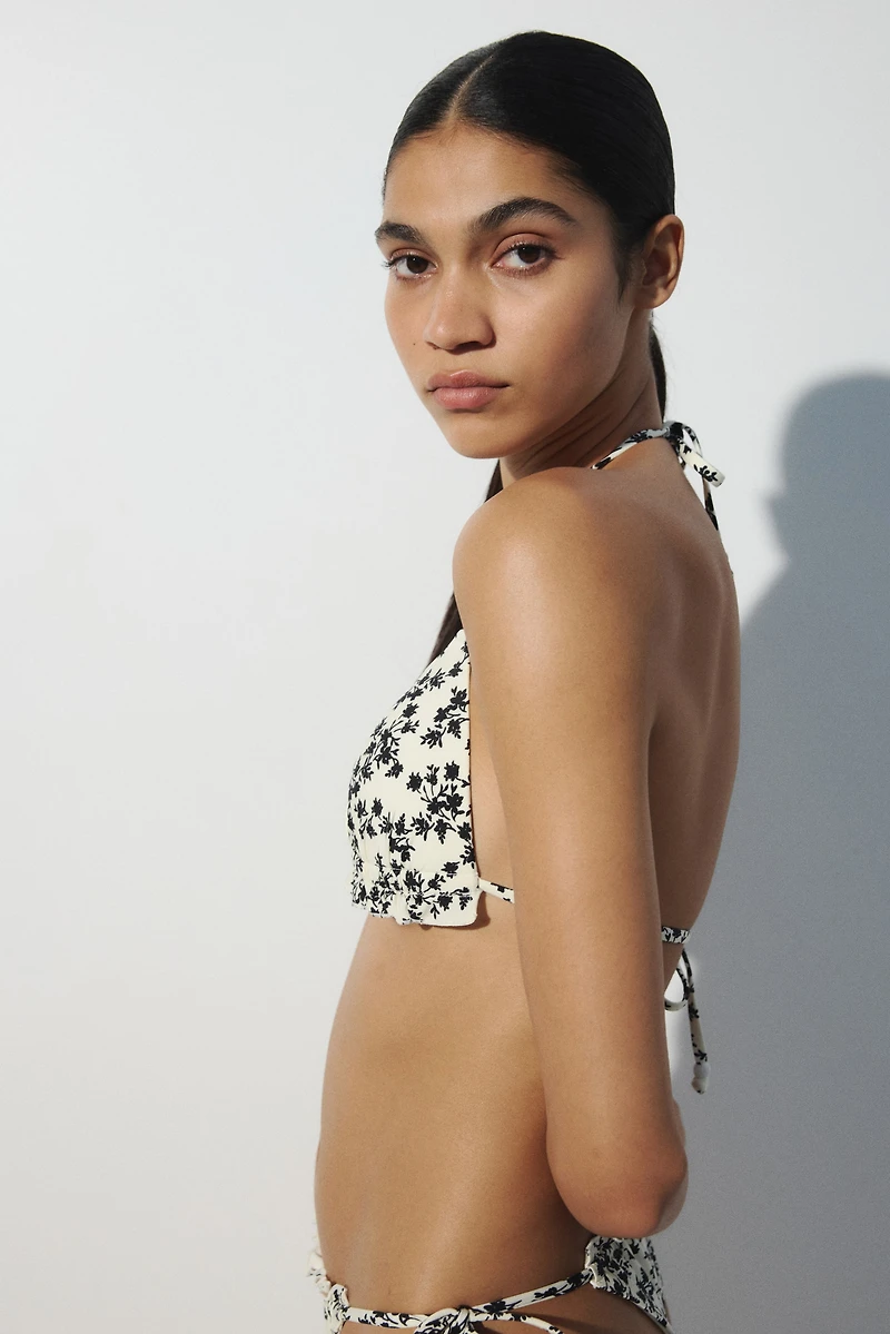 Push-Up Triangle Bikini Top