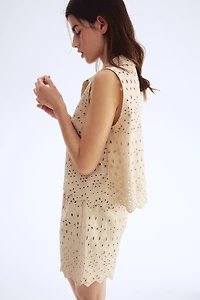 Eyelet-Embroidered Shorts