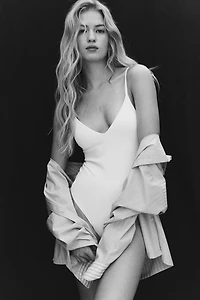 Seamless Padded-Cup Thong Bodysuit