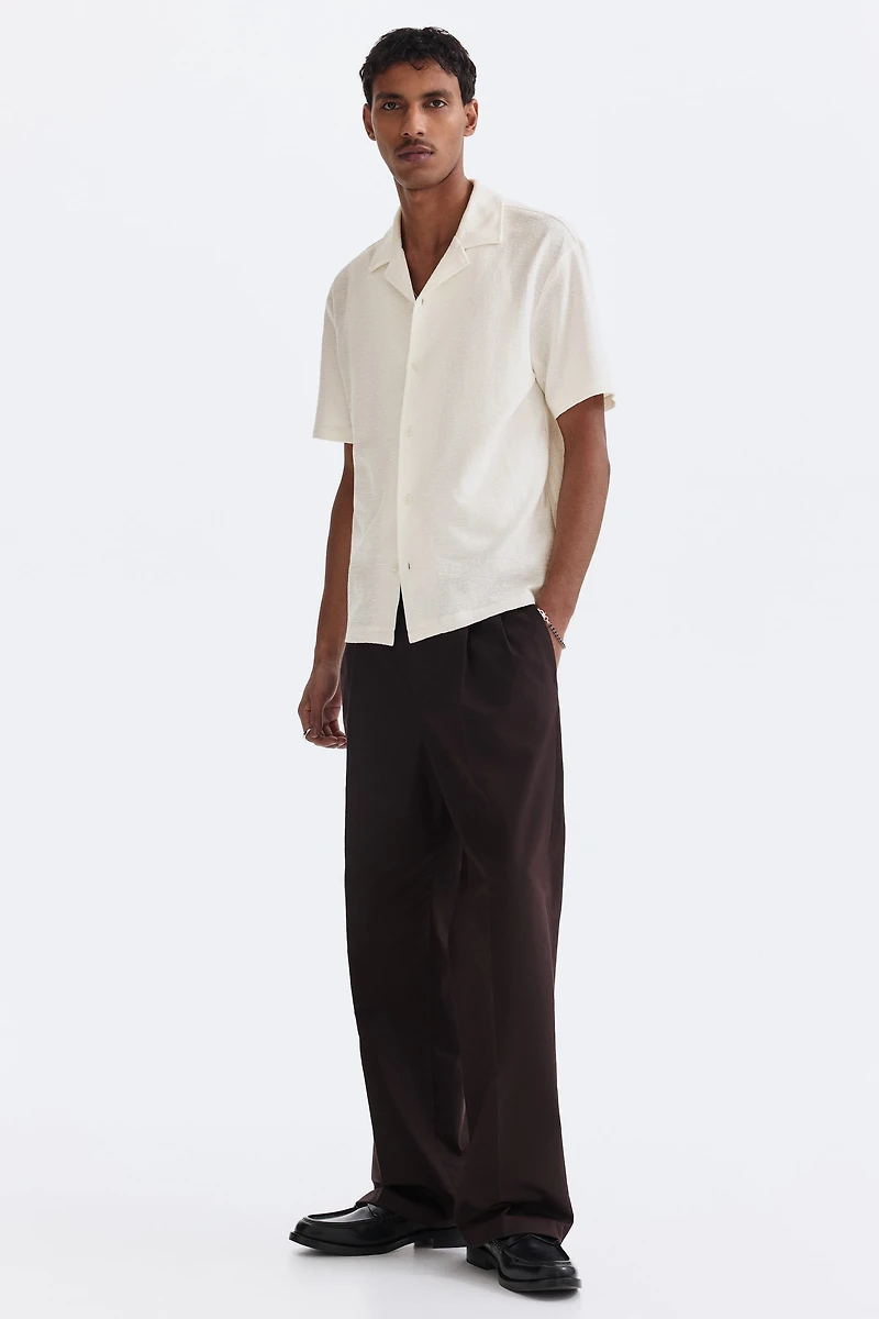 Chemise classique avec col cubain