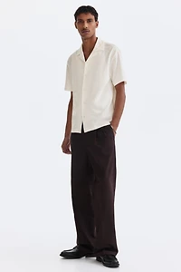 Chemise classique avec col cubain