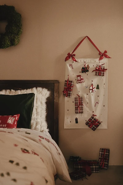 Embroidered Hanging Advent Calendar