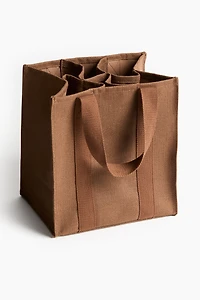 Jute-Blend Bottle Bag