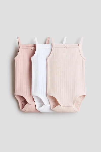 3-pack Sleeveless Bodysuits