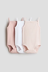 3-pack Sleeveless Bodysuits
