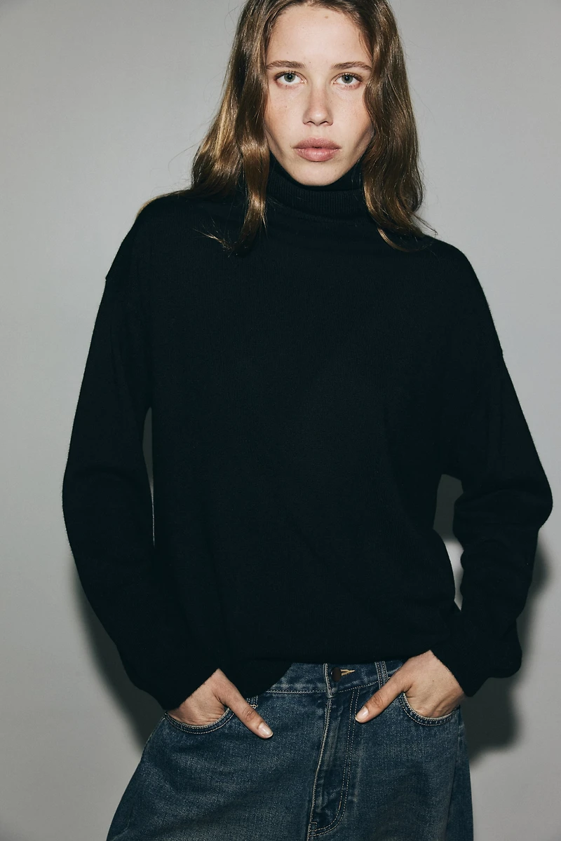 Cashmere Turtleneck Sweater
