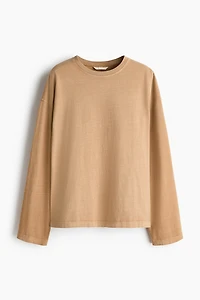 Long-Sleeved Cotton Top