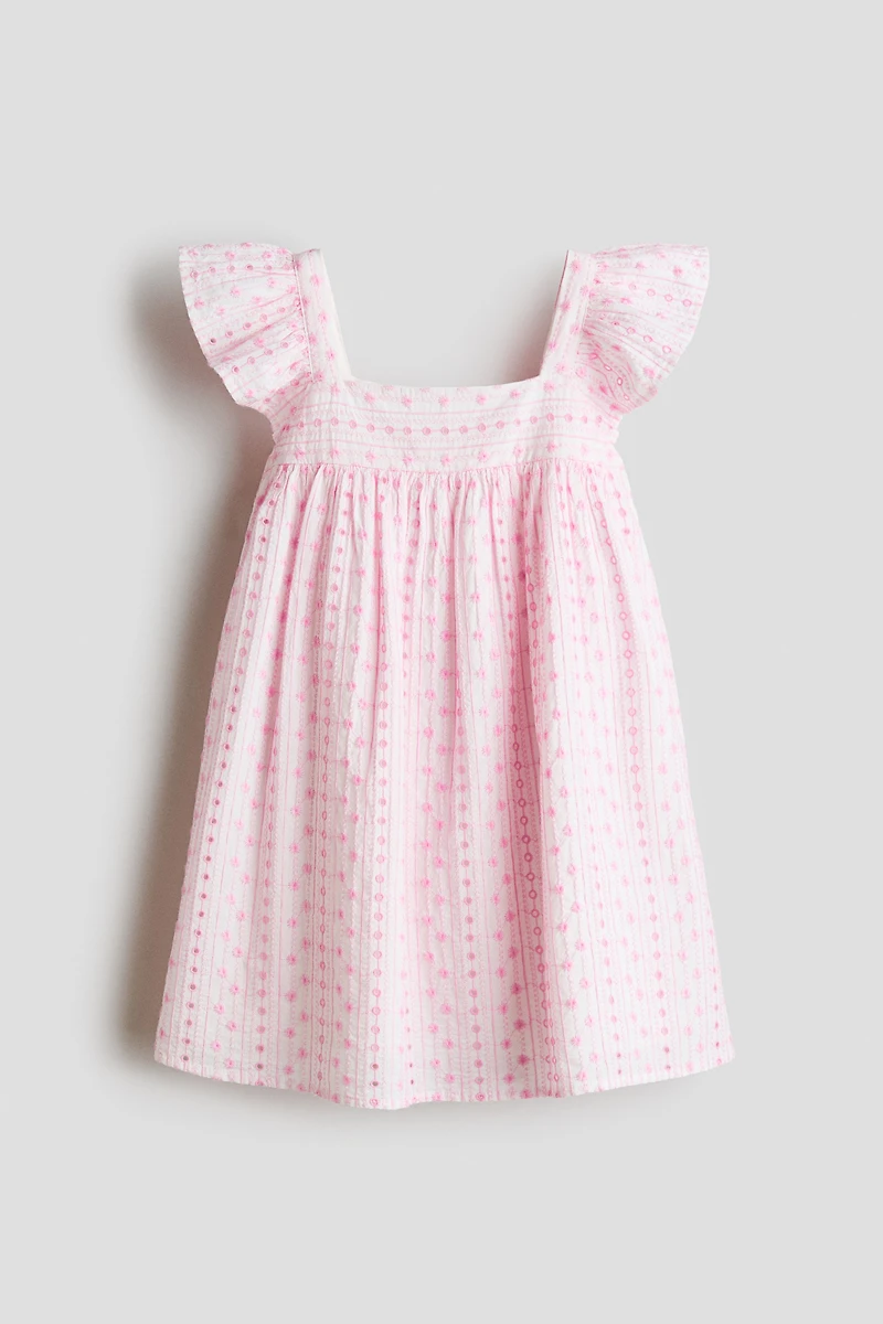 Cotton Dress with Embroidery