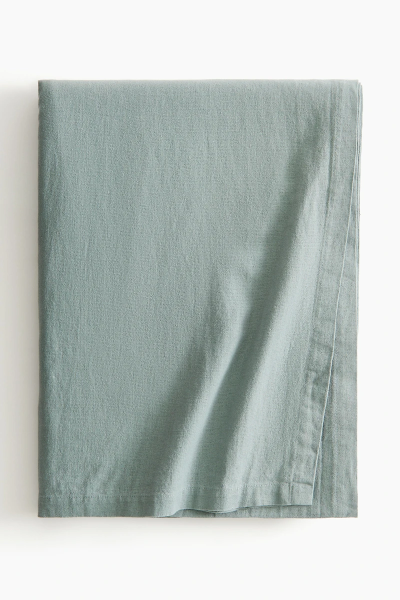 Linen-blend Tablecloth