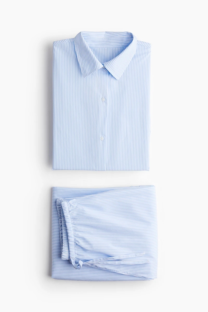 Pyjama en popeline de coton