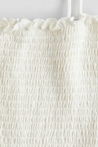 Smocked Crop Top
