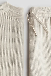 2-Piece Waffled Cotton Set