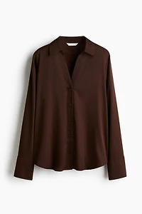 Blouse à encolure en V