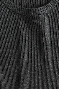 Rib-Knit Dress